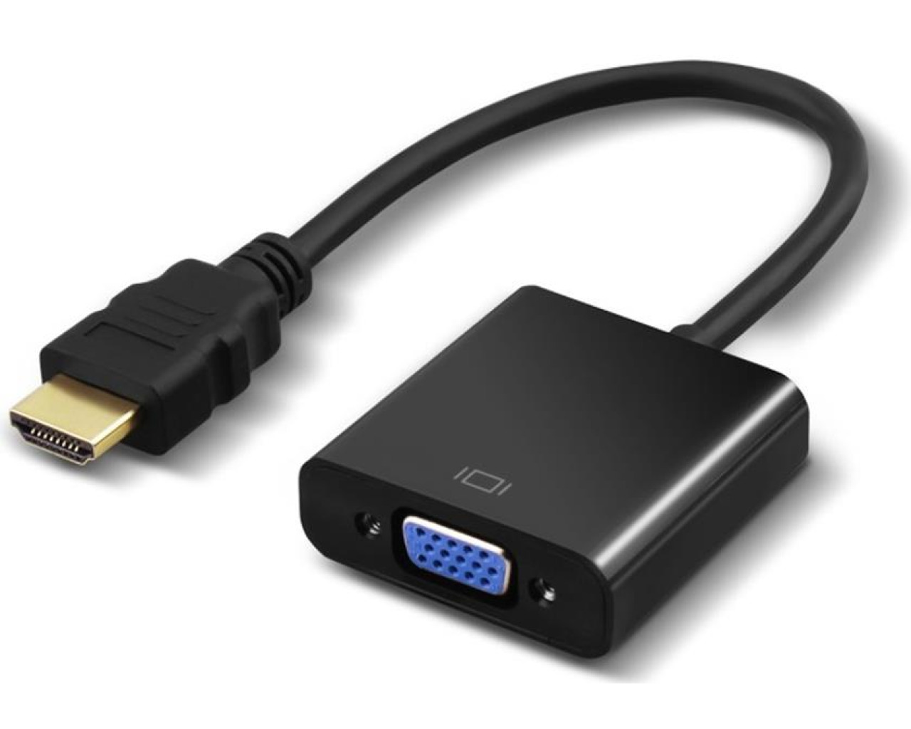 Hdmi To Vga Çevirici Dönüştürücü Monitör Kablosu