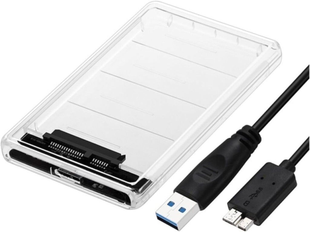 Alfais 4266 2.5 Usb 3.0 Harici Ssd Harddisk Şeffaf Sata Taşınabilir Hdd Kutusu