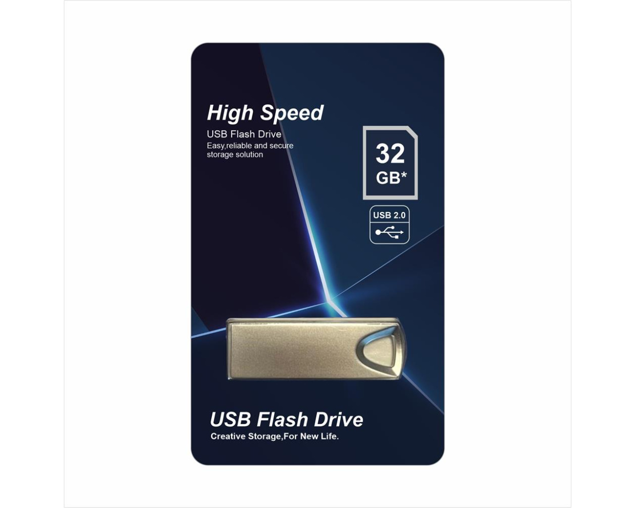 Elba 32GB Metal 2.0 USB Flash Bellek