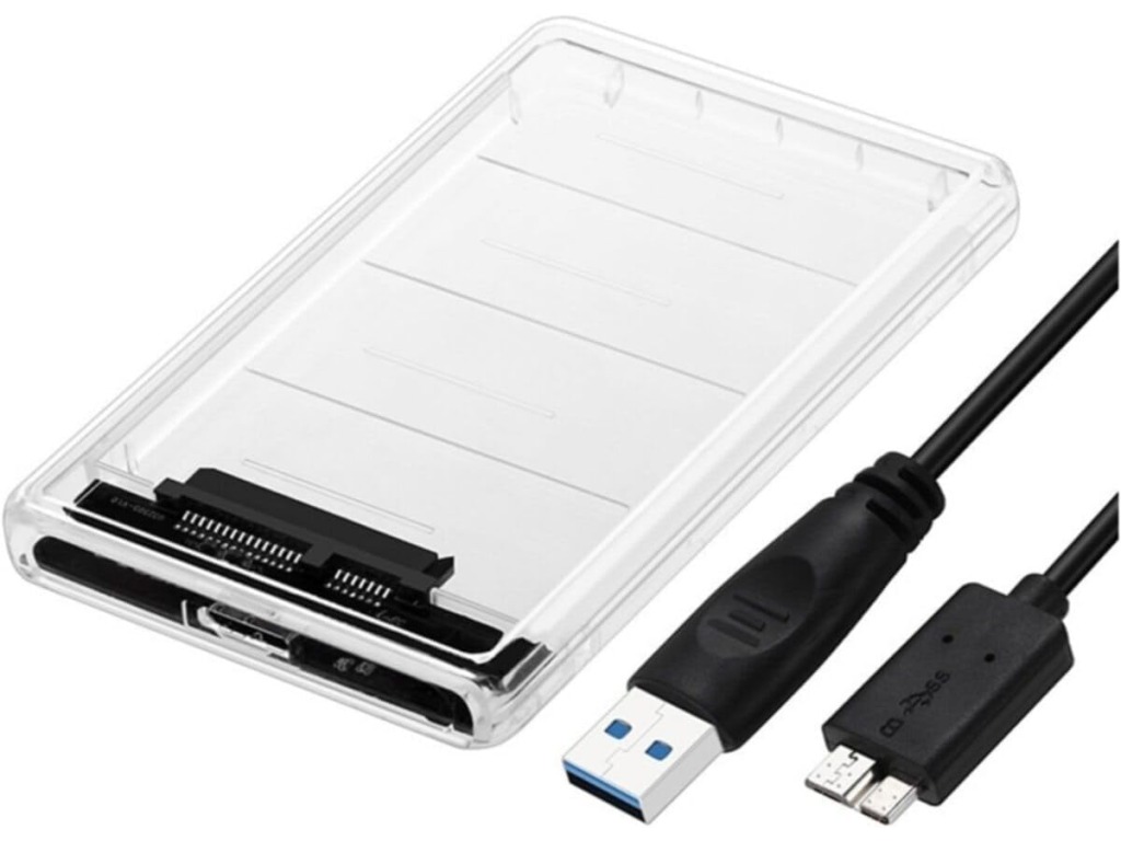Alfais 4266 2.5 Usb 3.0 Harici Ssd Harddisk Şeffaf Sata Taşınabilir Hdd Kutusu