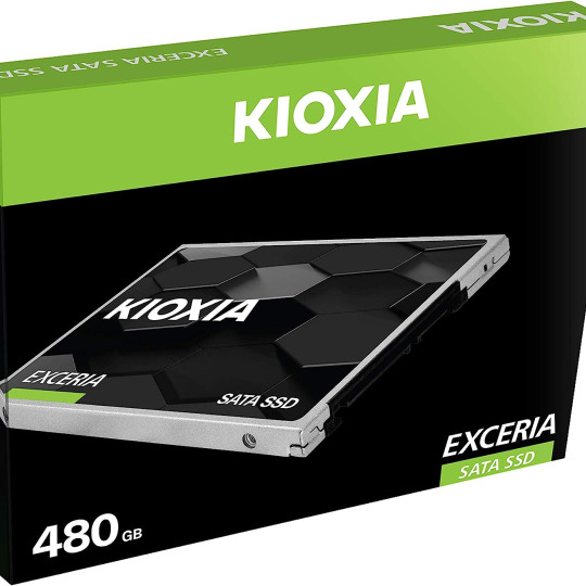 KIOXIA Exceria 480GB SATA3 2.5inç SSD R: 555 MB/s W: 540 MB/s, SSD Harddisk