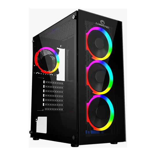 Lunatic Albatros 4 RGB Fan Tamperli Cam mATX Bilgisayar Kasası